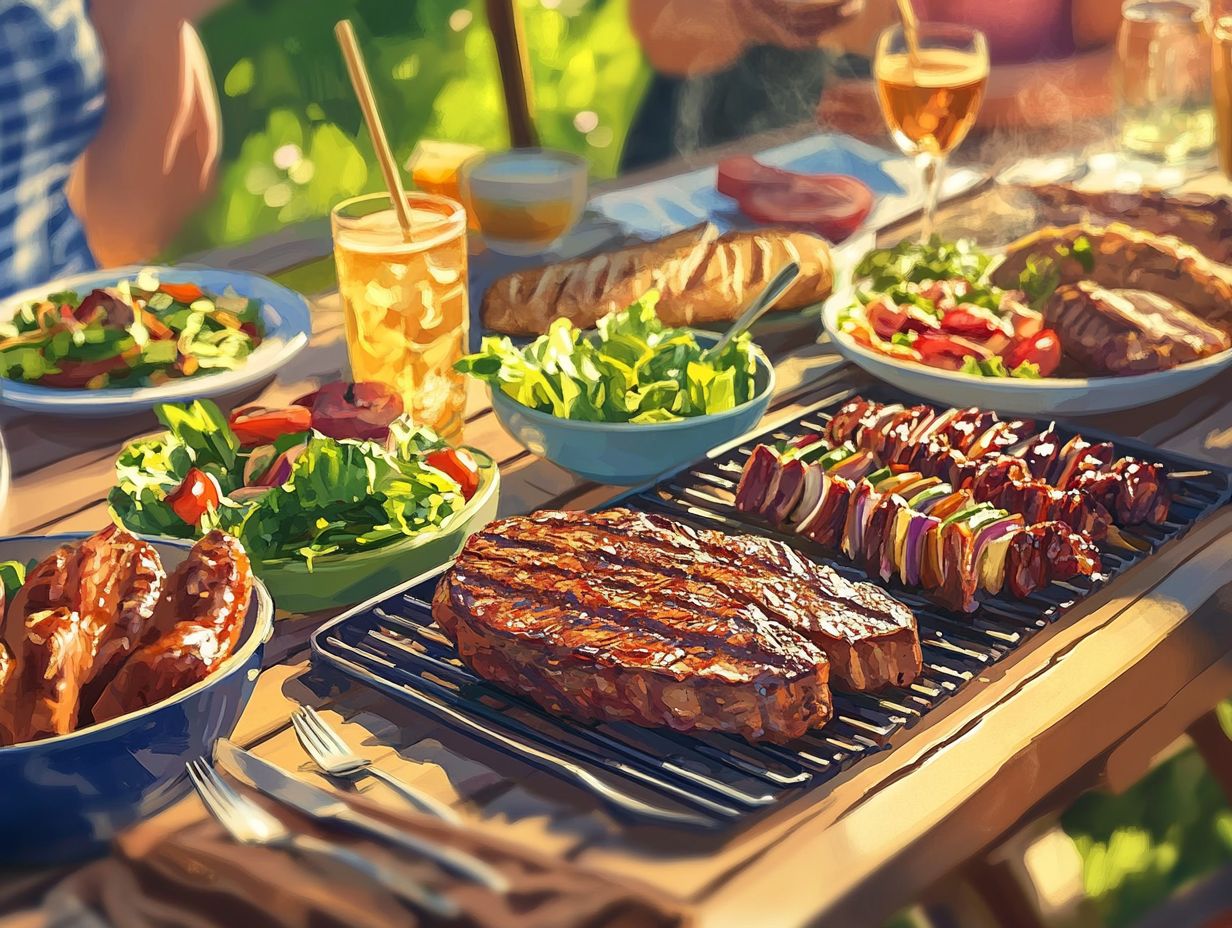 Are there any vegetarian BBQ recipes included in the list?