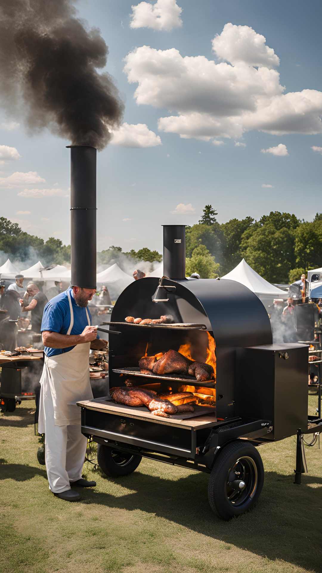 Bbq Pit On Trailer