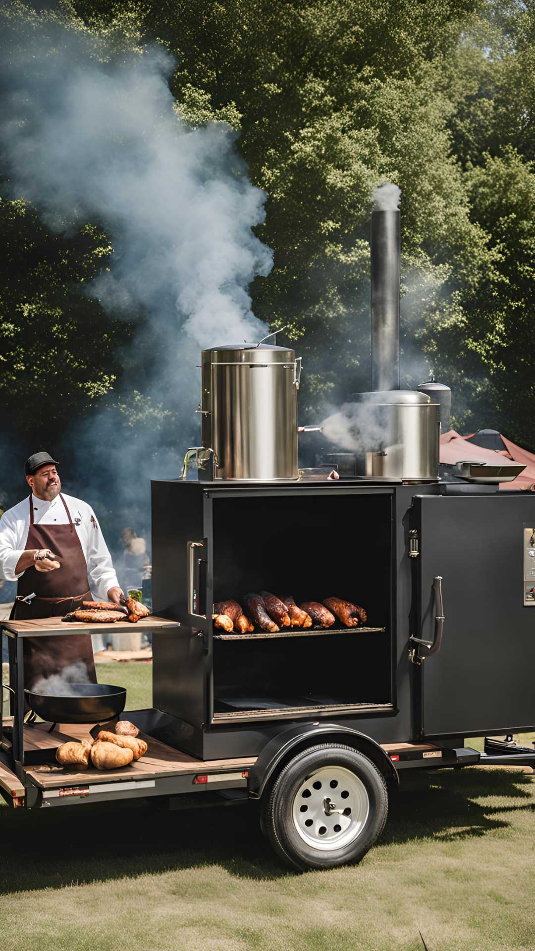 Bbq Pits On A Trailer