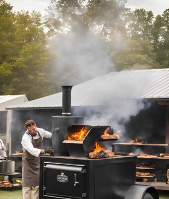 Bbq Smoker On A Trailer