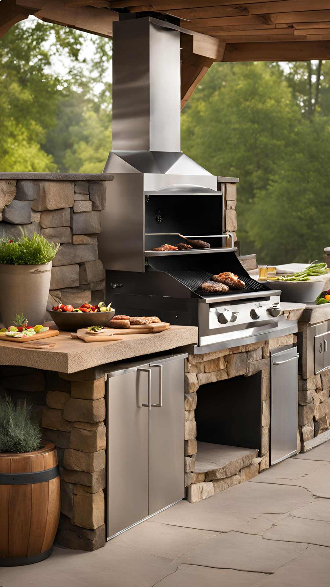 Built In Charcoal Bbq Grills