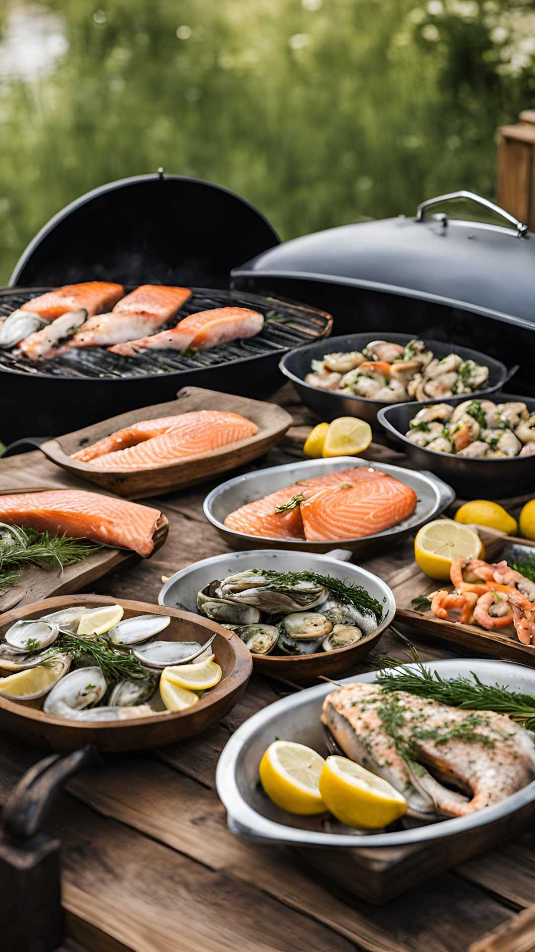 Using Cedar Planks and Grill Baskets Tools for Perfect BBQ Seafood