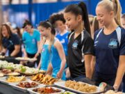 bbq-spectators-gymnastics-invitational