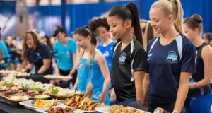 bbq-spectators-gymnastics-invitational