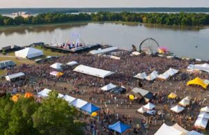 bbq_on_the_river_festival_paducah_ky_aerial_view