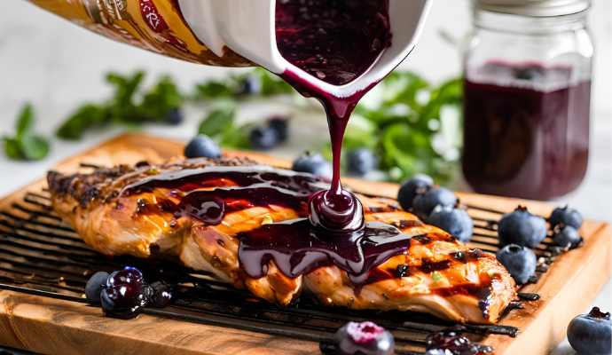 blueberry_bourbon_bbq_sauce_grilled_chicken_recipe