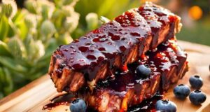 blueberry_bourbon_bbq_sauce_grilled_ribs_summer_barbecue_recipe