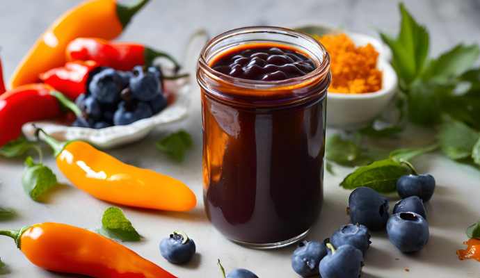 blueberry_habanero_bbq_sauce_recipe_ingredients