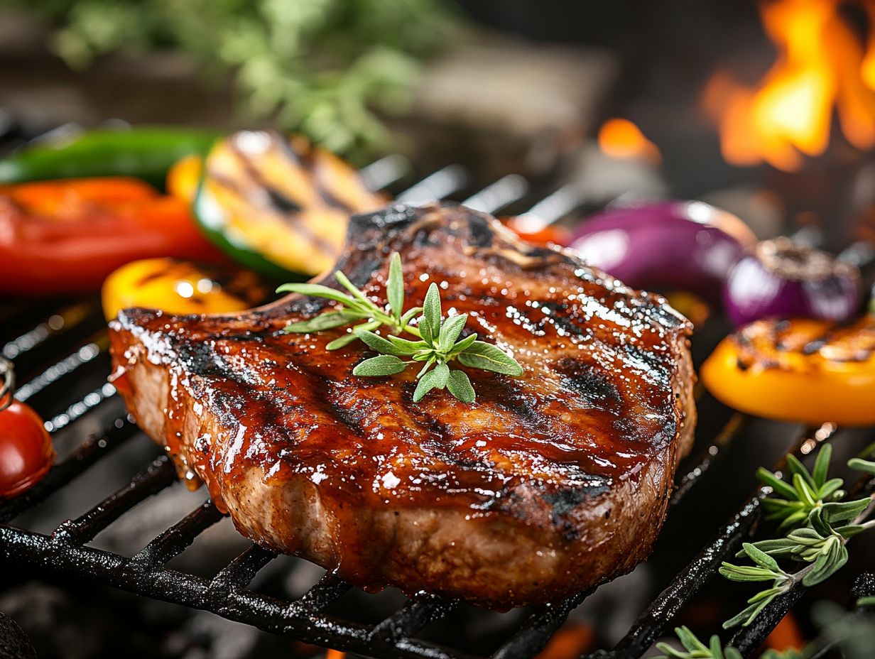 Preparing the Pork Chops