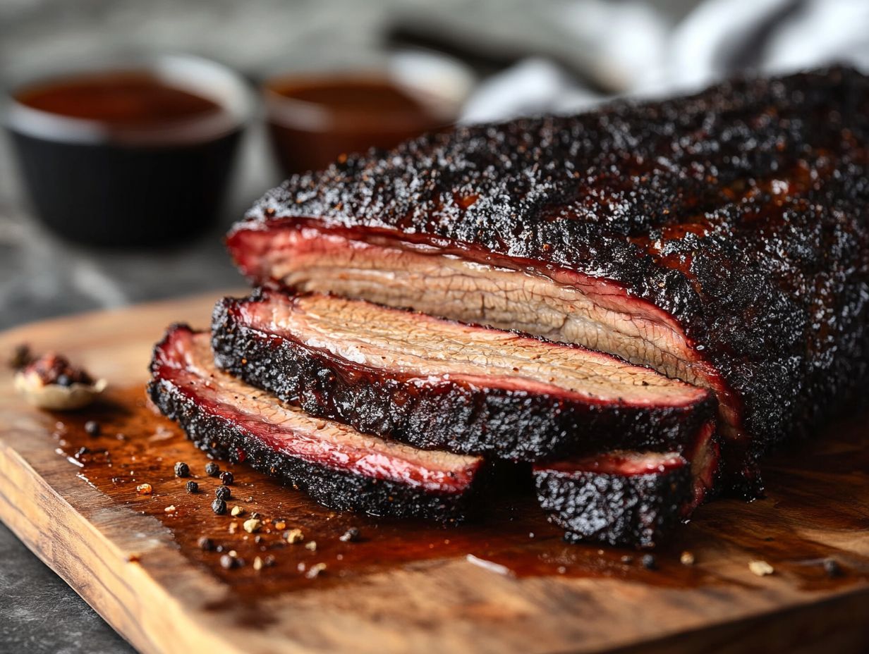 What is the best type of wood to use when smoking brisket?