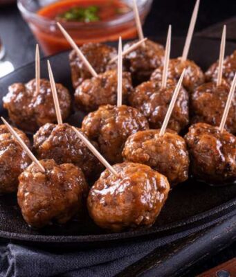 meat balls toothsticks