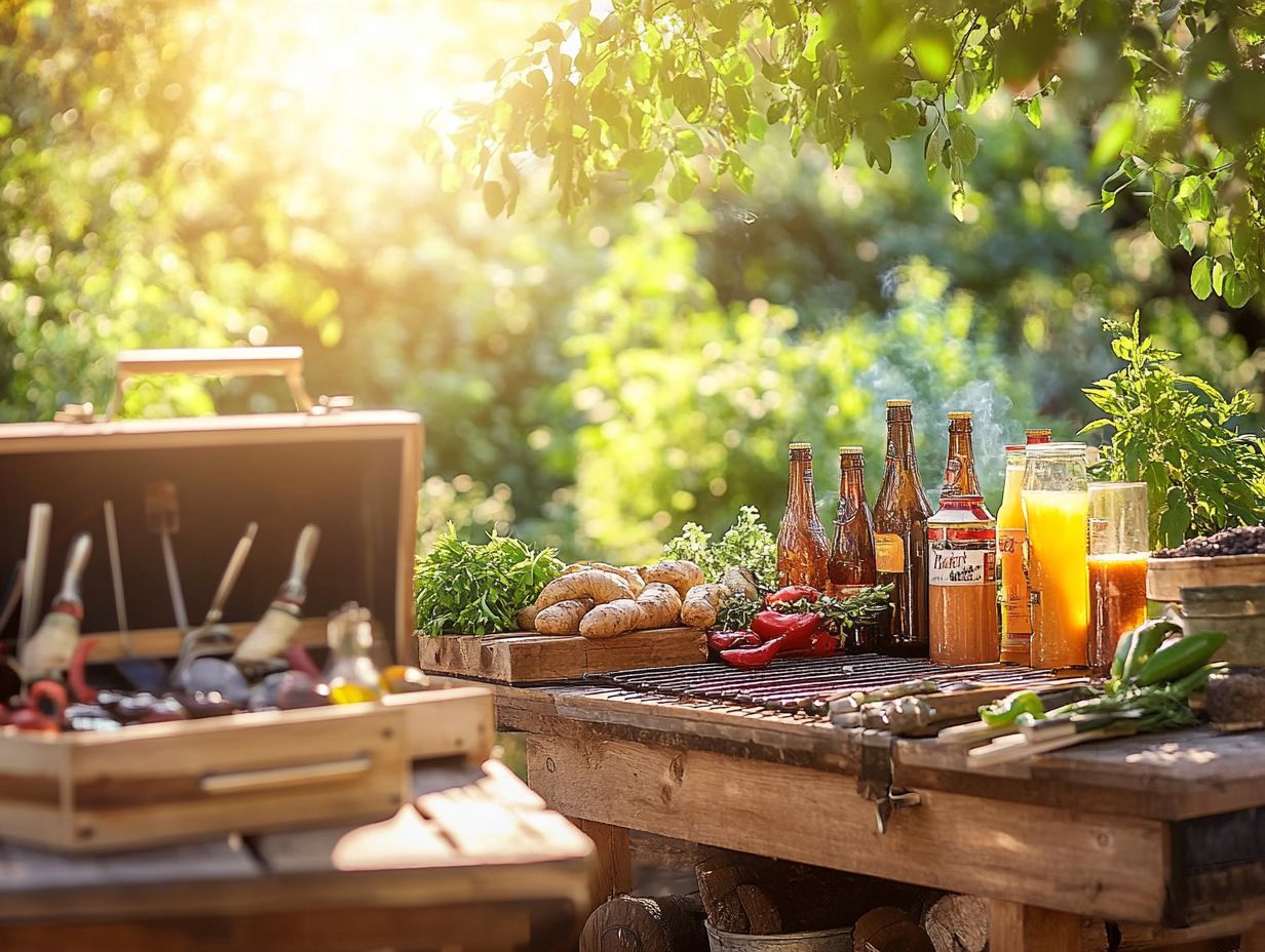 How important is it to have a checklist when packing for a BBQ competition?