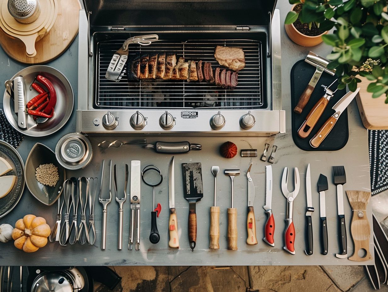 All-in-One Grill Tool for Convenience