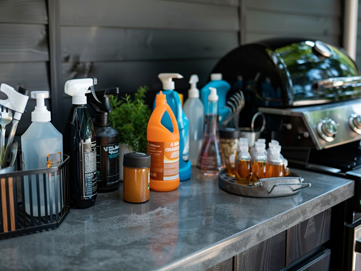 What are the top 10 essential cleaning products for your BBQ grill?