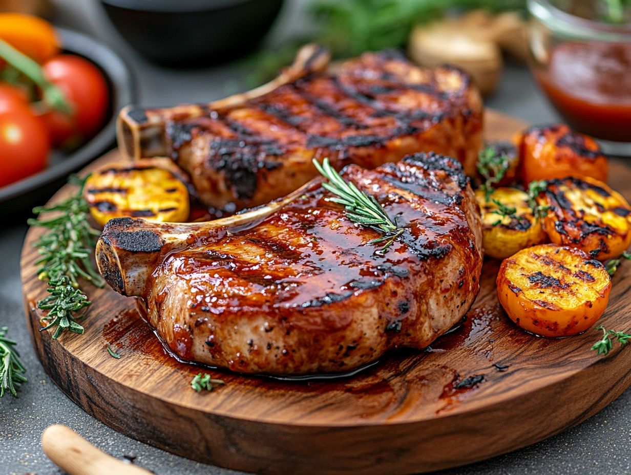 1. Oven Baked Barbecue Pork Chops